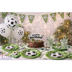 Focis szülinapi dekor csomag - 6 főre