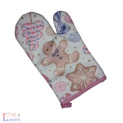 Sütőkesztyű karácsonyi mintával - felnőtteknek