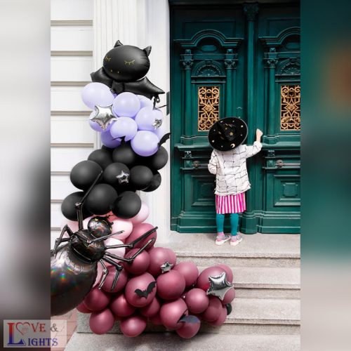 Denevéres - pókos halloweeni luficsokor
