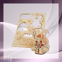 Húsvéti fa üdvözlőkártya