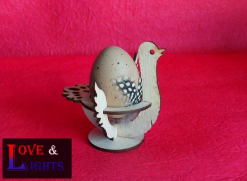 Hattyú mintás tojástartó