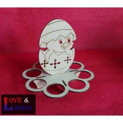 Csibe mintás asztali tojástartó