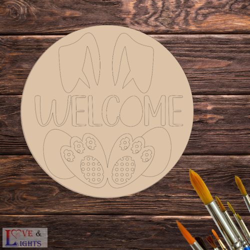 Húsvéti ajtókopogtató alap- DIY csomag