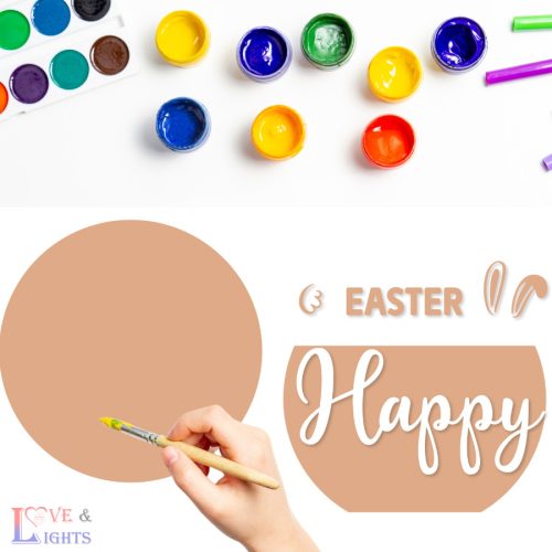 Húsvéti ajtókopogtató alap- DIY csomag - happy easter