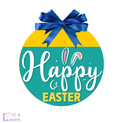 Húsvéti ajtókopogtató alap- DIY csomag - happy easter