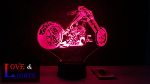 Chopper motor  mintás illúzió lámpa 