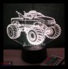 Monster track - Monster autó mintás illúzió lámpa 