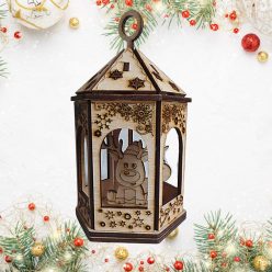   Csináld magad karácsonyi dísz fából -  22 db-os 3D puzzle - többféle mintával