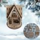 Mikulás házikója - csináld magad karácsonyi falu - 3D puzzle