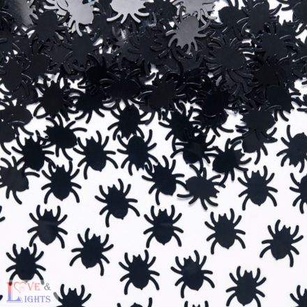 Konfetti - fekete pókok