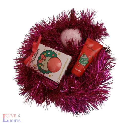 Pusheen Macska kényeztető karácsonyi ajándékcsomag - borsmenta illat