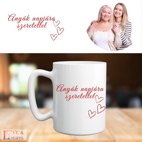 Anyák napi fényképes bögre