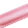 Világos rózsaszín színű organza anyag 16 cm x 9m