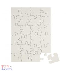 24 db-os téglalap alakú egyedi puzzle - A6