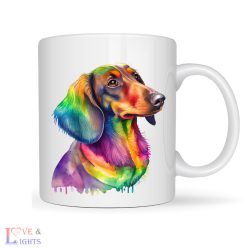 Tacskó mintás színes bögre 