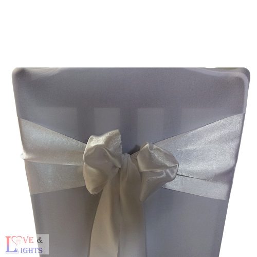 Fehér színű szatén 16 cm x 9m