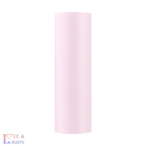 Világos rózsaszín színű szatén 36 cm x 9m