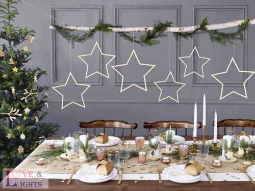 Karácsonyi szalvéta -  Merry Christmas arany felirattal