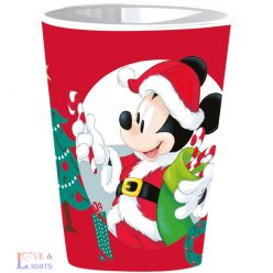 Disney Minnie and Mickey Karácsonyi műanyag pohár 260 ml