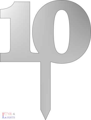 10-es számú tortabeszúró - évfrordulóra