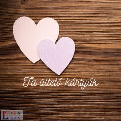 Fa lapok - ültetőkártya