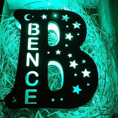LED-es monogram névre szólóan