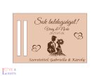 Esküvői pénzátadó kártya gravírozva #3