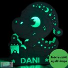 Névre szóló dino - éjjeli fény gyermekeknek