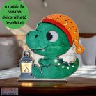 Névre szóló dino - éjjeli fény gyermekeknek