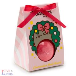 Karácsonyi Fürdőbomba - Pusheen Macska - mandarin illat