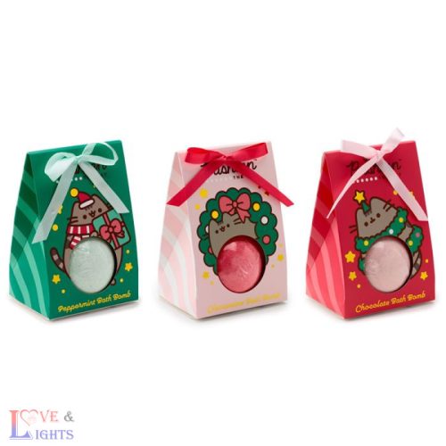 Karácsonyi Fürdőbomba - Pusheen Macska - mandarin illat