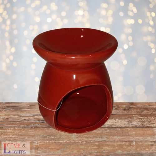 Aromalámpa, Kerámia - fenyő mintás piros