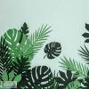 Papír dekoráció - trópusi levelek