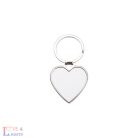 Saját fényképes szív alakú kulcstartó