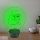 Kripto témájú 3D lámpa - Pepe