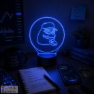 Kripto témájú 3D lámpa - Pepe