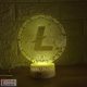 3D lámpa - Litecoin