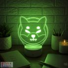 Kripto témájú 3D lámpa - Shibainu