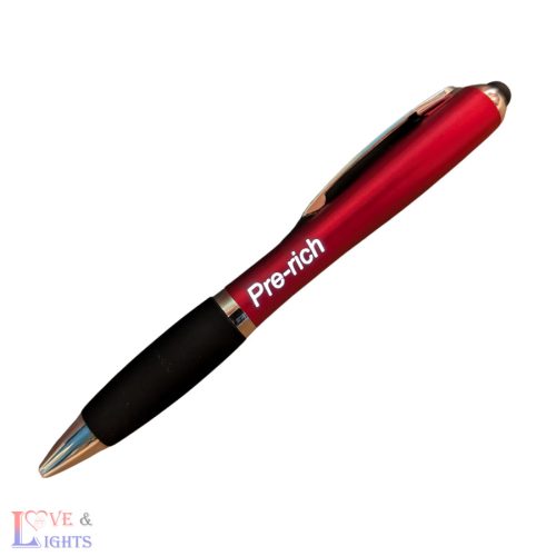 Érintőképernyős toll világító Pre-rich felirattal