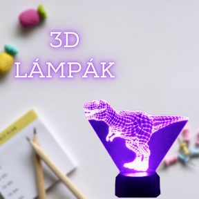 3D illúzió lámpák