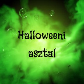 Halloweeni asztal