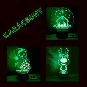 Karácsonyi dekorációs lámpák