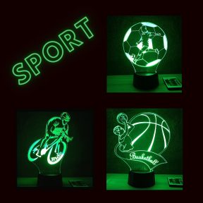 Sport témájú lámpák