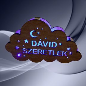 Fa lámpák - névre szóló éjjeli lámpák